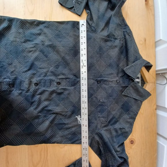 Billabong Long Sleeved Shirt - Black/Cream with logos (3332) - Picture 7 of 9